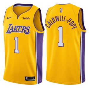 Kentavious Caldwell-Pope Los Angeles Lakers 2017-18 Season Men's #1 Icon Jersey - Gold 249214-165