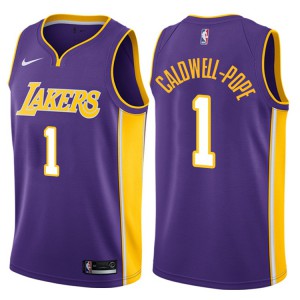 Kentavious Caldwell-Pope Los Angeles Lakers 2017-18 Season Men's #1 Statement Jersey - Purple 410253-462