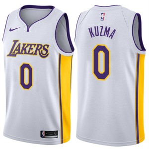 Kyle Kuzma Los Angeles Lakers 2017-18 Season Men's #0 Association Jersey - White 986704-998