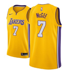 JaVale McGee Los Angeles Lakers NBA 2018-19 Edition Men's #7 Icon Jersey - Gold 839354-249