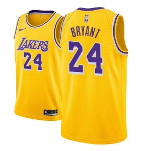 Kobe Bryant Los Angeles Lakers NBA 2018-19 Edition Men's #24 Icon Jersey - Gold 538111-703