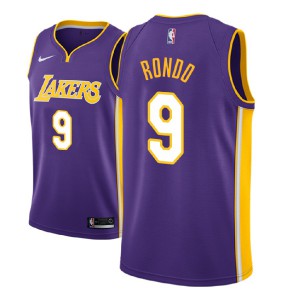 Rajon Rondo Los Angeles Lakers NBA 2018-19 Men's #9 Statement Jersey - Purple 681426-802