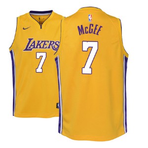 JaVale McGee Los Angeles Lakers NBA 2018-19 Edition Youth #7 Icon Jersey - Gold 630612-955