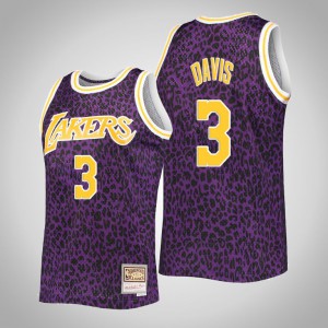 Anthony Davis Los Angeles Lakers Hardwood Classics Men's Wild Life Jersey - Purple 683775-551