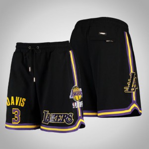 Anthony Davis Los Angeles Lakers Player Basketball Men's #3 Pro Standard Shorts - Black 425728-658