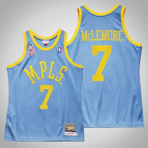 Ben McLemore Los Angeles Lakers Minneapolis 5x championship Men's MPLS Throwback Jersey - Blue 784339-684