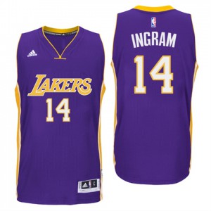 Brandon Ingram Los Angeles Lakers 2016 NBA Draft Men's #14 Road Jersey - Purple 241007-482