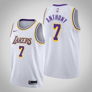 Carmelo Anthony Los Angeles Lakers 2021 Trade Men's Association Jersey - White 857942-539