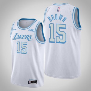 Chaundee Brown Los Angeles Lakers Men's City Edition Jersey - White 798766-840