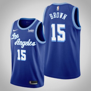Chaundee Brown Los Angeles Lakers Men's Hardwood Classics Jersey - Blue 768441-824