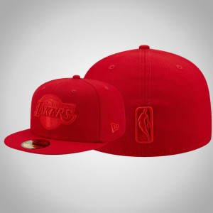 Los Angeles Lakers 2021 Color Pack 59FIFTY Fitted Unisex New Era Hat - Red 260905-289