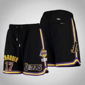 Dennis Schroder Los Angeles Lakers Player Basketball Men's #17 Pro Standard Shorts - Black 113526-464