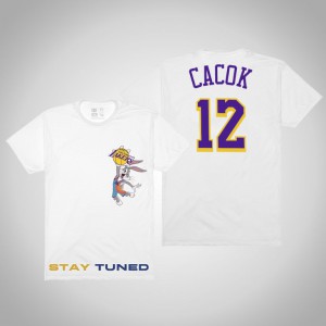 Devontae Cacok Los Angeles Lakers Tune Squad Men's Space Jam x NBA T-Shirt - White 798243-863