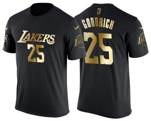 Gail Goodrich Los Angeles Lakers Retired Player Name & Number Men's #25 Gilding T-Shirt - Gold 831565-374