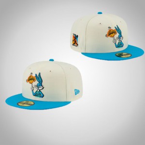 Los Angeles Lakers 59FIFTY FITTED Unisex Space Jam Hat - Cream 792527-323