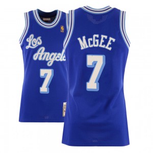 JaVale McGee Los Angeles Lakers Swingman Men's #7 Hardwood Classics Jersey - Blue 627571-300