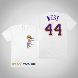 Jerry West Los Angeles Lakers Tune Squad Men's Space Jam x NBA T-Shirt - White 398518-957