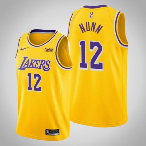 Kendrick Nunn Los Angeles Lakers 2021 Trade Men's Icon Jersey - Gold 323307-368