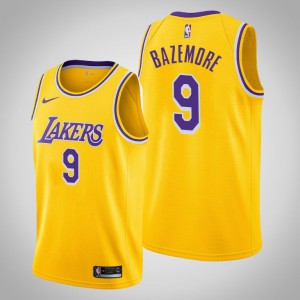 Kent Bazemore Los Angeles Lakers 2021 2021 Trade Men's Icon Edition Jersey - Gold 913149-704