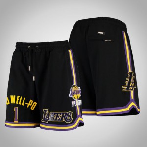 Kentavious Caldwell-Pope Los Angeles Lakers Player Basketball Men's #1 Pro Standard Shorts - Black 830968-929