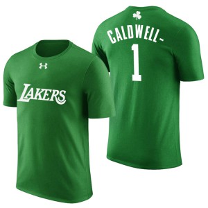 Kentavious Caldwell-Pope Los Angeles Lakers Men's #1 St. Patrick's Day T-Shirt - Green 534886-162