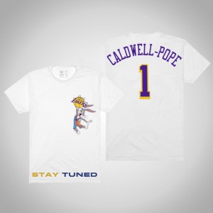 Kentavious Caldwell-Pope Los Angeles Lakers Tune Squad Men's Space Jam x NBA T-Shirt - White 578936-557