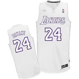 Kobe Bryant Los Angeles Lakers 2012 Day Big Color Fashion Men's #24 Christmas Jersey - White 182835-494