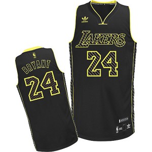 Kobe Bryant Los Angeles Lakers Electricity Swingman Men's Fashion Jersey - Black 639413-240