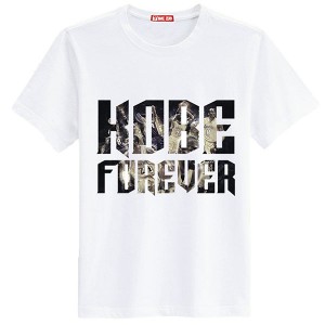 Kobe Bryant Los Angeles Lakers Forever Font Men's Performance T-Shirt - White 791517-997