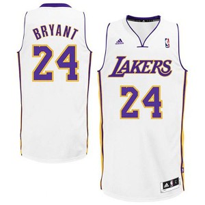 Kobe Bryant Los Angeles Lakers Revolution 30 Swingman Men's #24 Home Jersey - White 870382-262