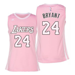 Kobe Bryant Los Angeles Lakers Women's #24 Fashion Jersey - Pink 377686-489