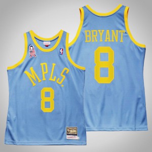 Kobe Bryant Los Angeles Lakers Minneapolis 5x championship Men's MPLS Throwback Jersey - Blue 985754-347