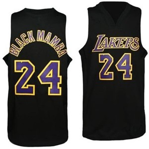 Kobe Bryant Los Angeles Lakers Mamba Swingman Men's #24 Nickname Jersey - Black 786445-579