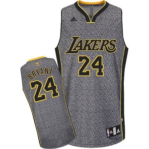 Kobe Bryant Los Angeles Lakers Static Swingman Men's #24 Fashion Jersey - Gray 636495-893