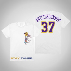 Kostas Antetokounmpo Los Angeles Lakers Tune Squad Men's Space Jam x NBA T-Shirt - White 299665-703