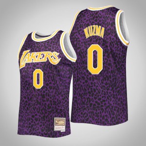 Kyle Kuzma Los Angeles Lakers Hardwood Classics Men's Wild Life Jersey - Purple 788698-364