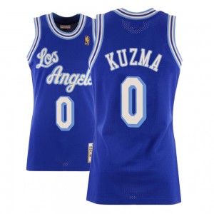 Kyle Kuzma Los Angeles Lakers Swingman Men's #0 Hardwood Classics Jersey - Blue 634327-409