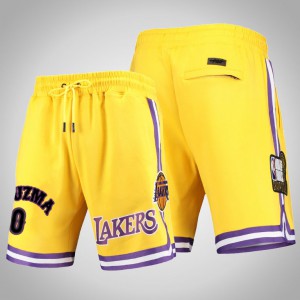 Kyle Kuzma Los Angeles Lakers Basketball Men's #0 Pro Standard Shorts - Gold 475246-254