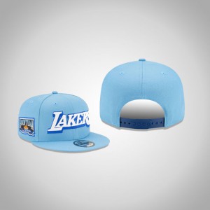 Los Angeles Lakers 9FIFTY Snapback Men's Hoop Hat - Light Blue 210875-944