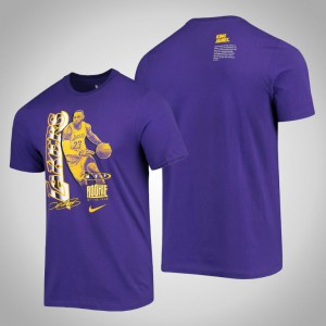 LeBron James Los Angeles Lakers Select Series Men's #23 MVP T-Shirt - Purple 316660-690
