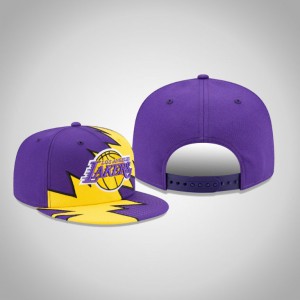 Los Angeles Lakers 9FIFTY Snapback Men's Tear Hat - Purple 275096-603