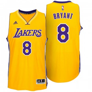 Kobe Bryant Los Angeles Lakers Modern Men's #8 Home Jersey - Yellow 226362-204