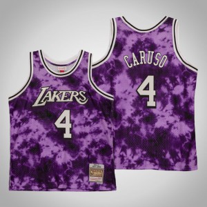 Alex Caruso Los Angeles Lakers Men's #4 Galaxy Jersey - Purple 789836-734