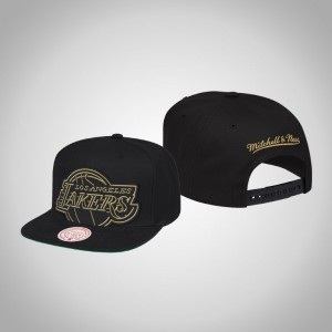 Los Angeles Lakers Snapback Adjustable Men's Crop Neon XL Hat - Black 676486-150