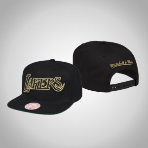 Los Angeles Lakers Snapback Men's Crop Neon XL Hat - Black 325395-167