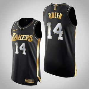 Danny Green Los Angeles Lakers Limited Edition Men's #14 Authentic Golden Jersey - Black 436861-972