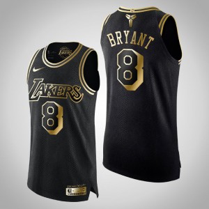 Kobe Bryant Los Angeles Lakers Men's #8 The Black Mamba Jersey - Black Gold 258251-839