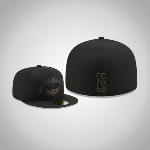 Los Angeles Lakers 59FIFTY Fitted Men's Logo Spark Hat - Black 789961-899