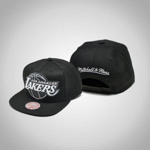 Los Angeles Lakers Snapback Men's NBA XL BWG Hat - Black 770918-358
