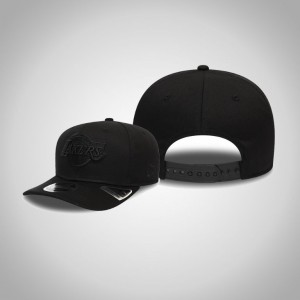 Los Angeles Lakers Stretch Snap 9FIFTY Men's Tonal Hat - Black 666144-141